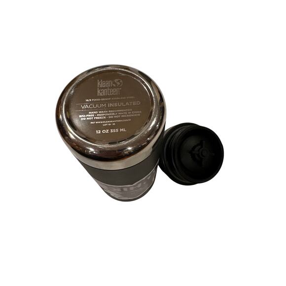 Klean Kanteen 12oz Insulated Coffee Tumbler Black W Cafe Loop Cap - Picture 5 of 9